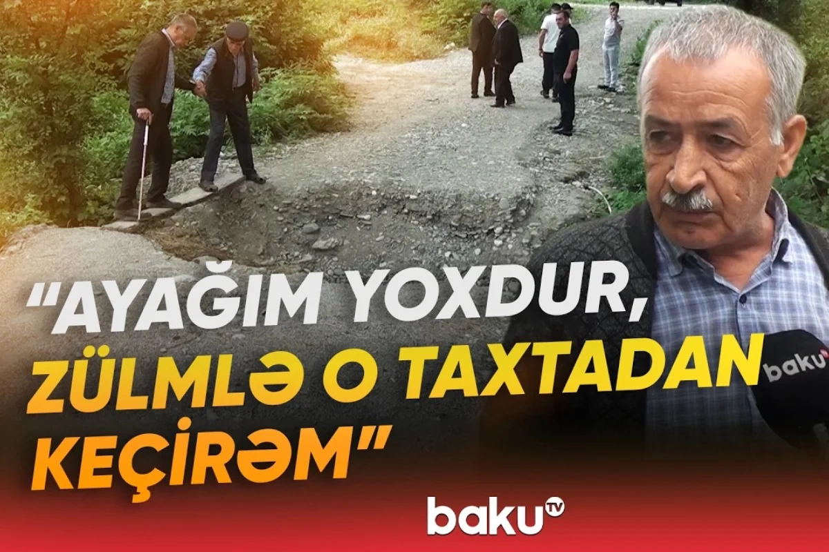 Sakinlər dəhşət yaşadılar: Kəndi su aparıb, tədbir görən yoxdur!