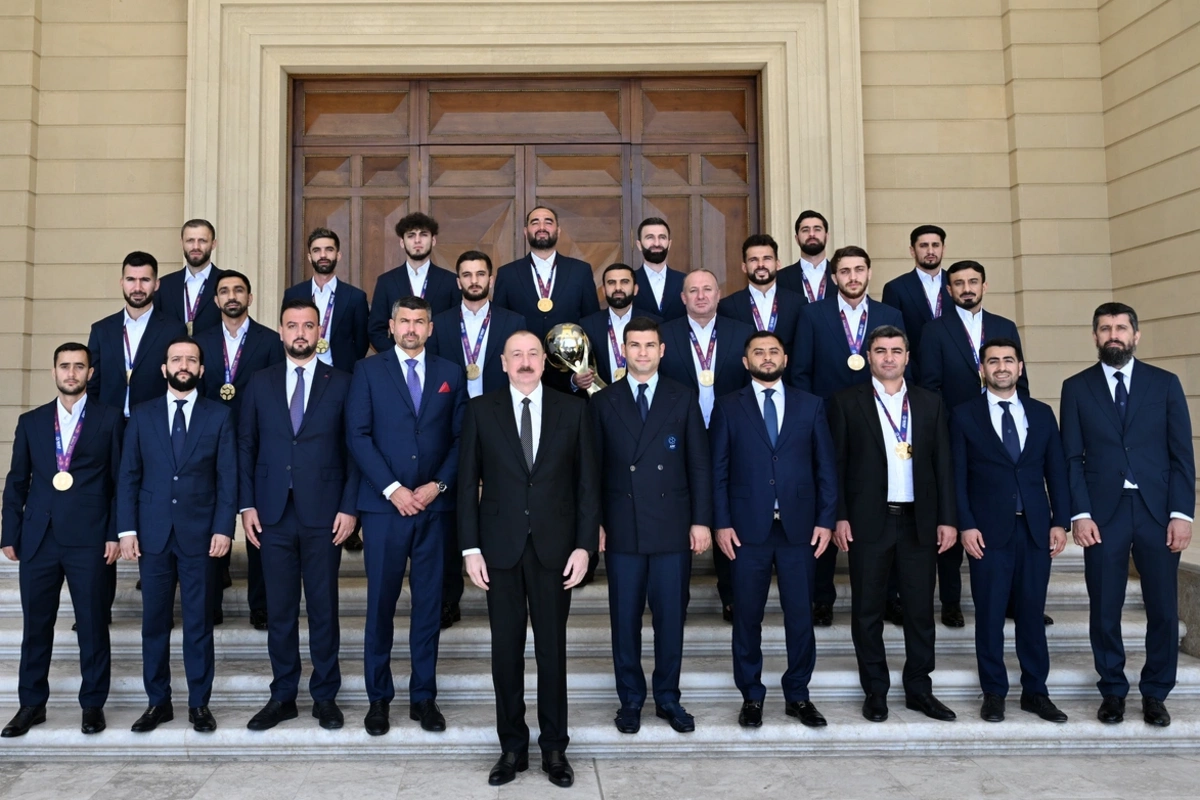 The President received members of the Azerbaijan national team, which became the winner of the World Cup in futsal