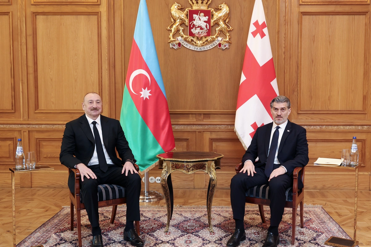 İlham Əliyevin Gürcüstanın Prezidenti ilə təkbətək görüşü olub