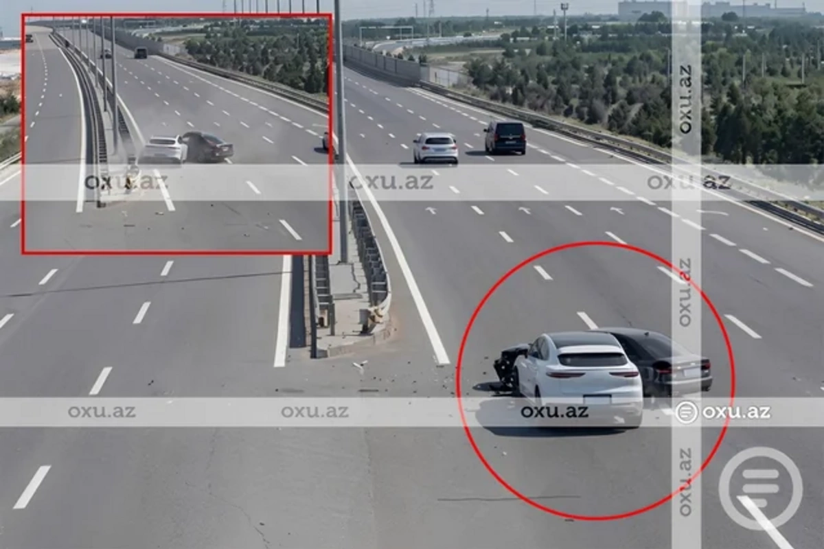 Bakıda ölümlə nəticələnən dəhşətli qəzanın ANBAAN VİDEOSU