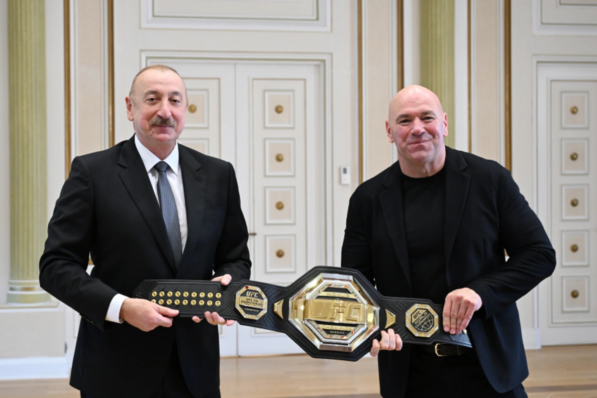 President Ilham Aliyev received the president of UFC President Ilham Aliyev received the president of UFC