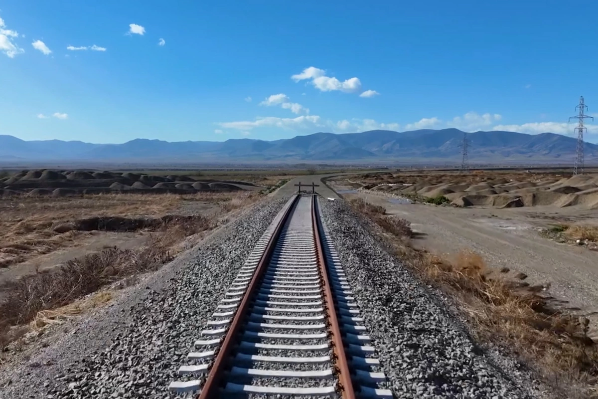 Ağdam-Xankəndi dəmir yolunda tikintinin təxminən yarısı tamamlanıb