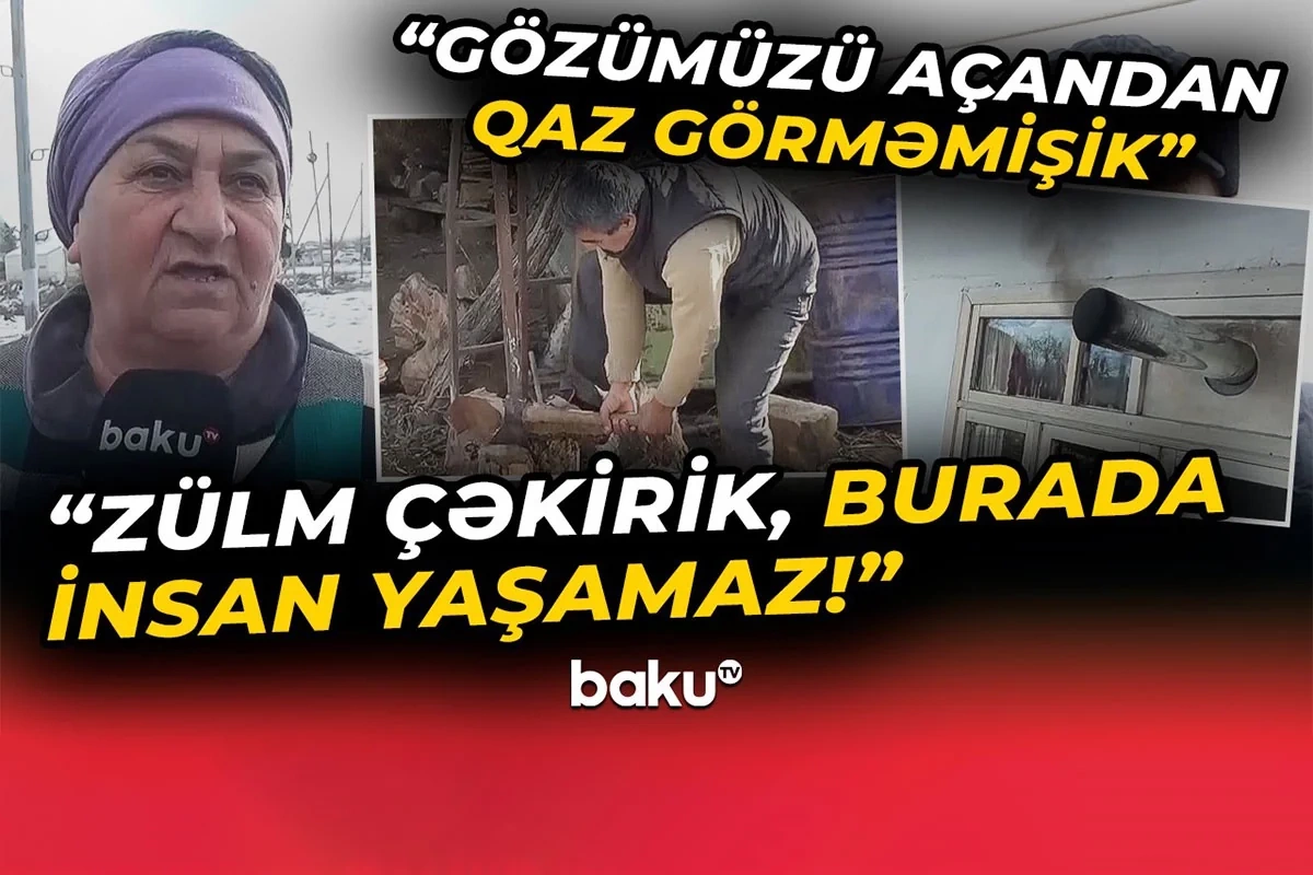 Neftçala sakinlərinin qaz problemi: Yandırmağa odun tapa bilmirik