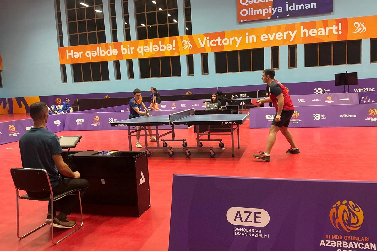 III CIS Games table tennis competitions begin III CIS Games table tennis competitions begin