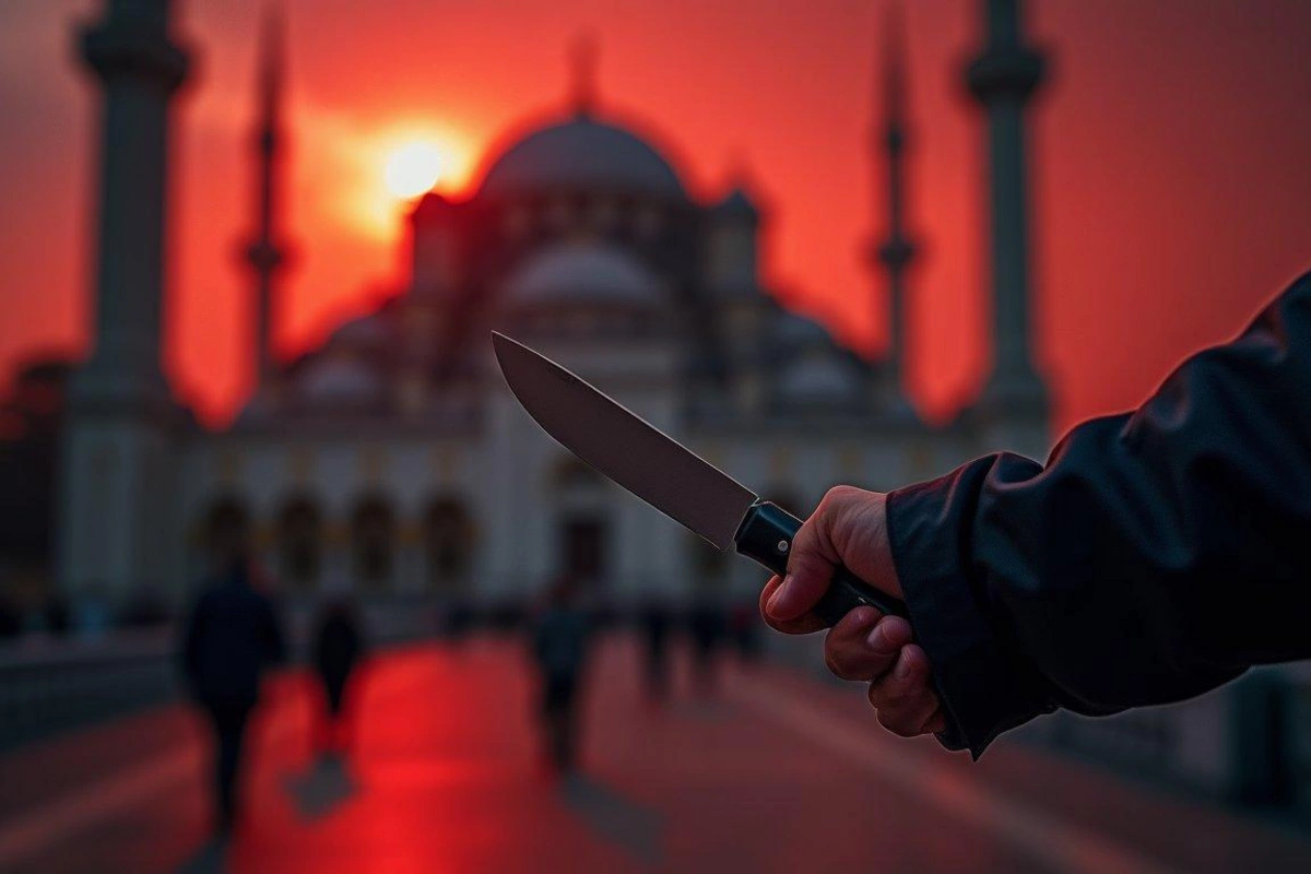 Qızını söyən şəxsi məscidin qarşısında bıçaqladı, cəzalandırıldı Qızını söyən şəxsi məscidin qarşısında bıçaqladı, cəzalandırıldı