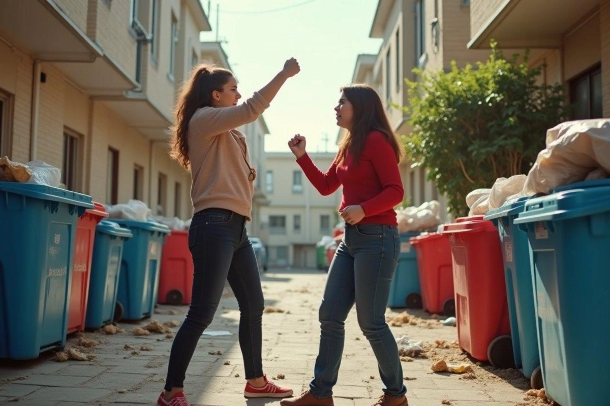 Bakıda gənc qadın zibilə görə qonşusunun qolunu qırdı