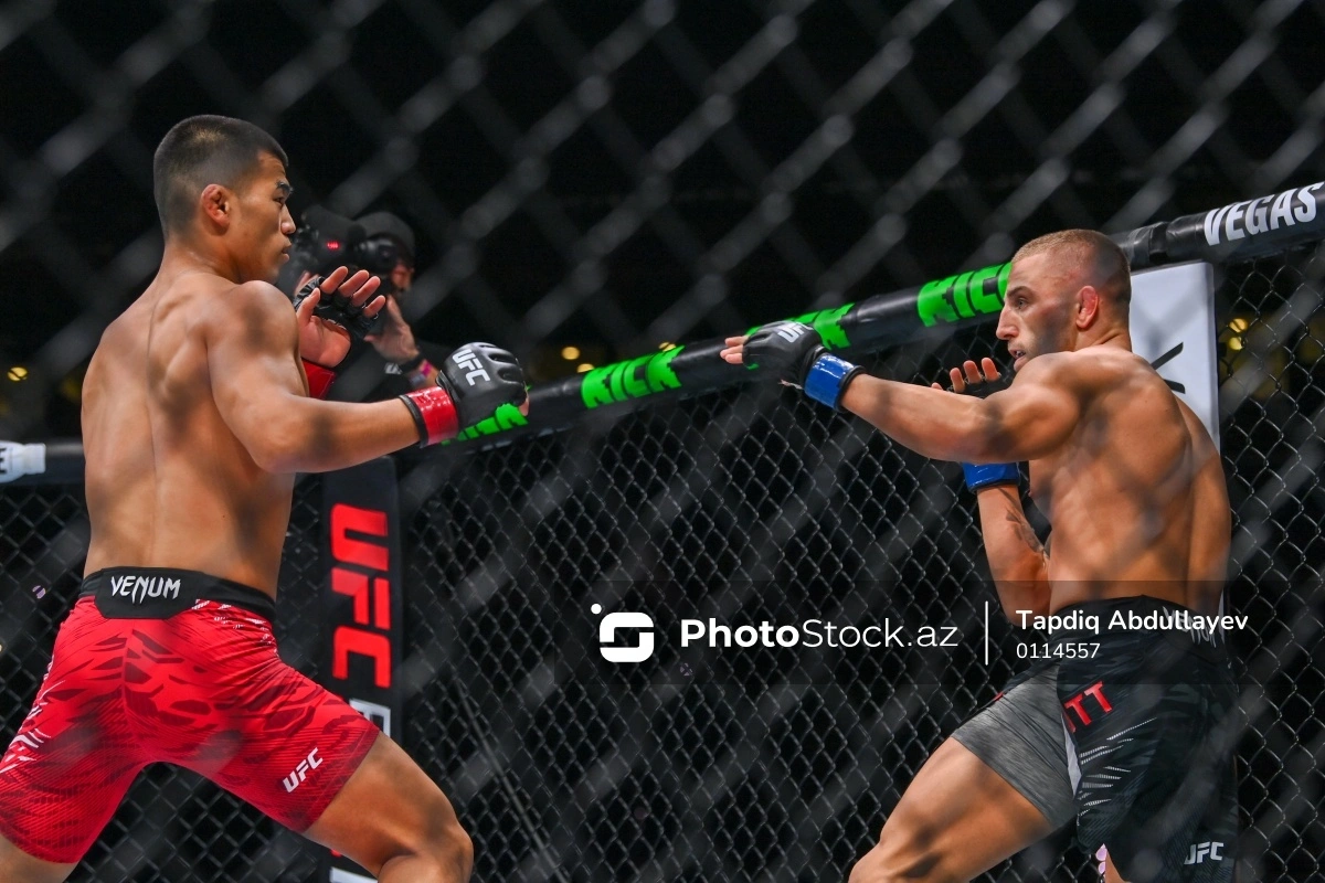UFC Fight Night: Döyüş gecəsinin əsas kartı başlayıb UFC Fight Night: Döyüş gecəsinin əsas kartı başlayıb
