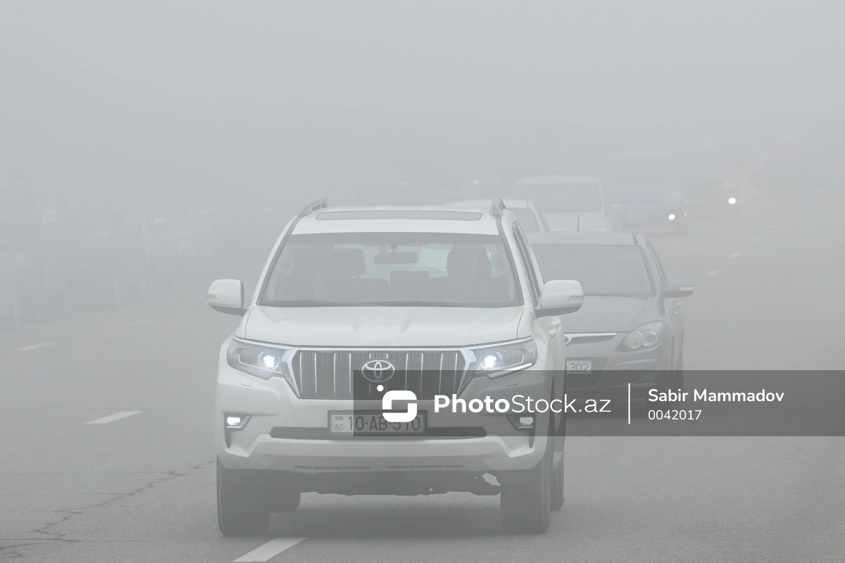 На ряде дорог Азербайджана снизится дальность видимости