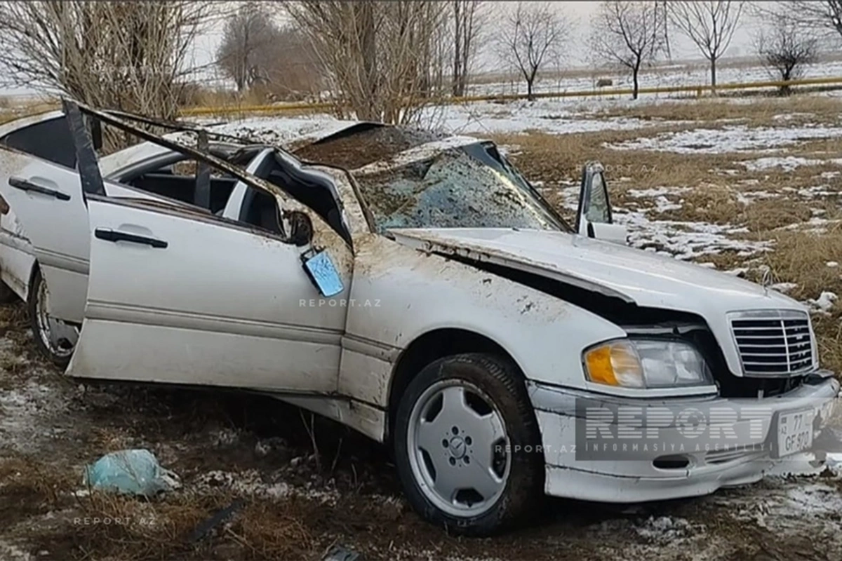 Naxçıvanda bir ailənin dörd üzvü yol qəzasında xəsarət alıb