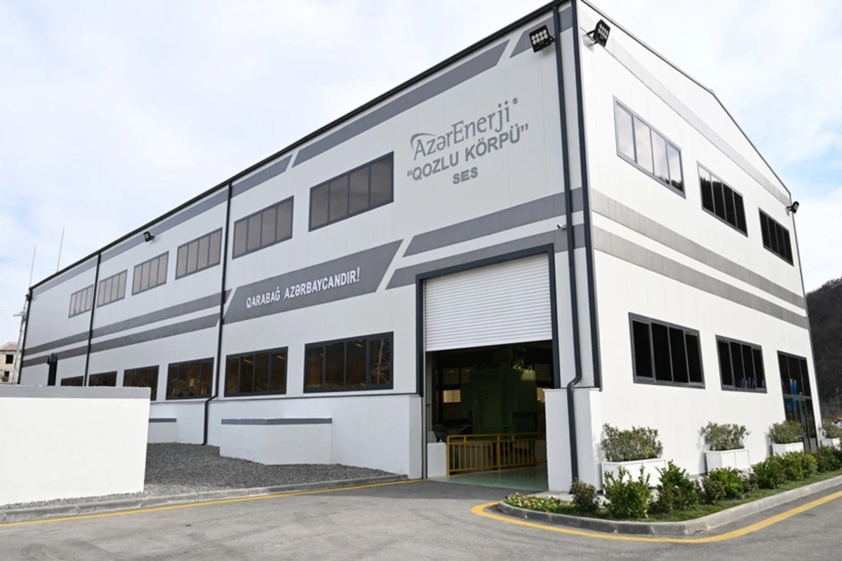 Президент Ильхам Алиев принял участие в открытии гидроэлектростанции Гозлукёрпю в Агдеринском районе