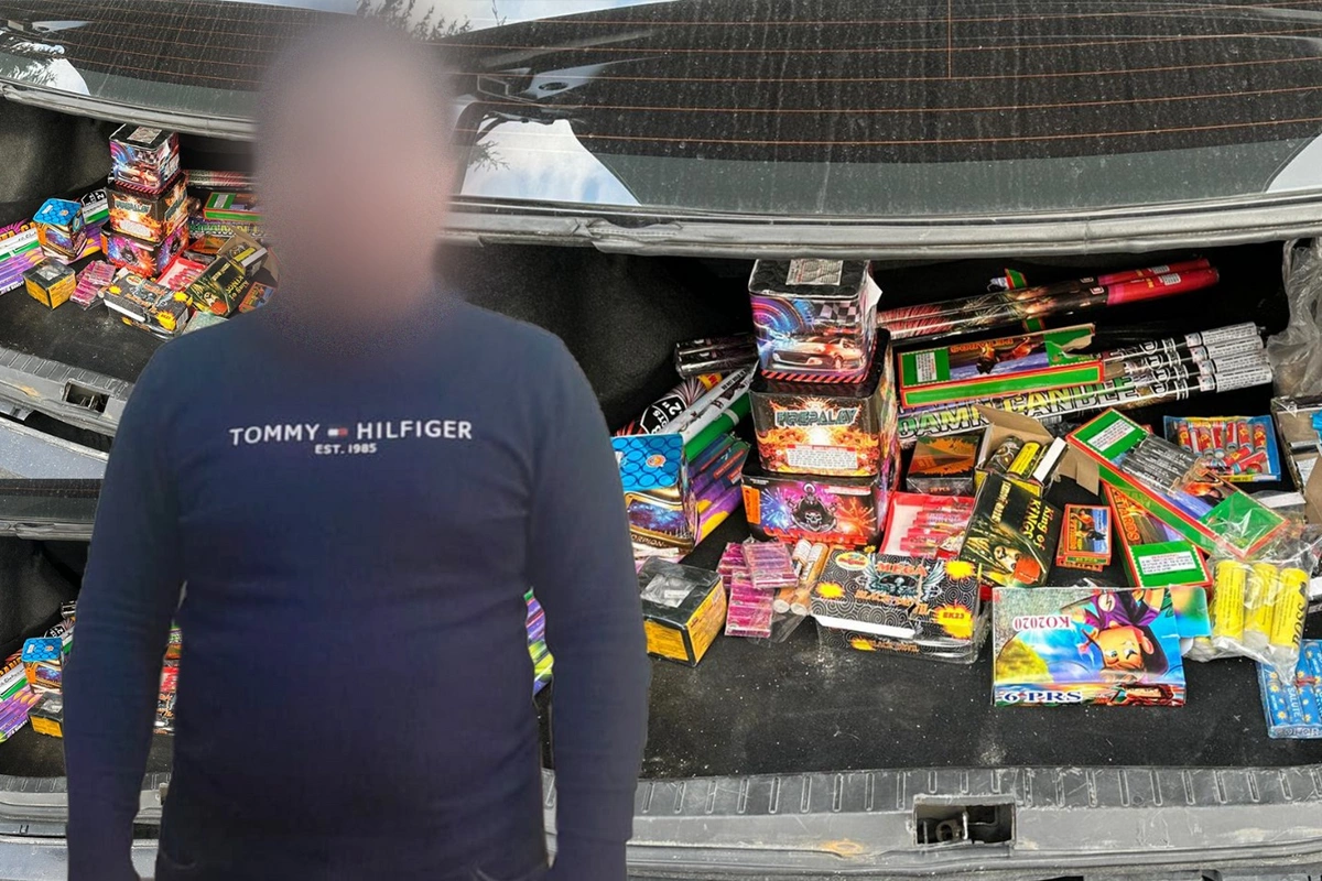 Polis Xəzər rayonunda pirotexniki vasitələrin səyyar satışını təşkil edən şəxsi saxladı