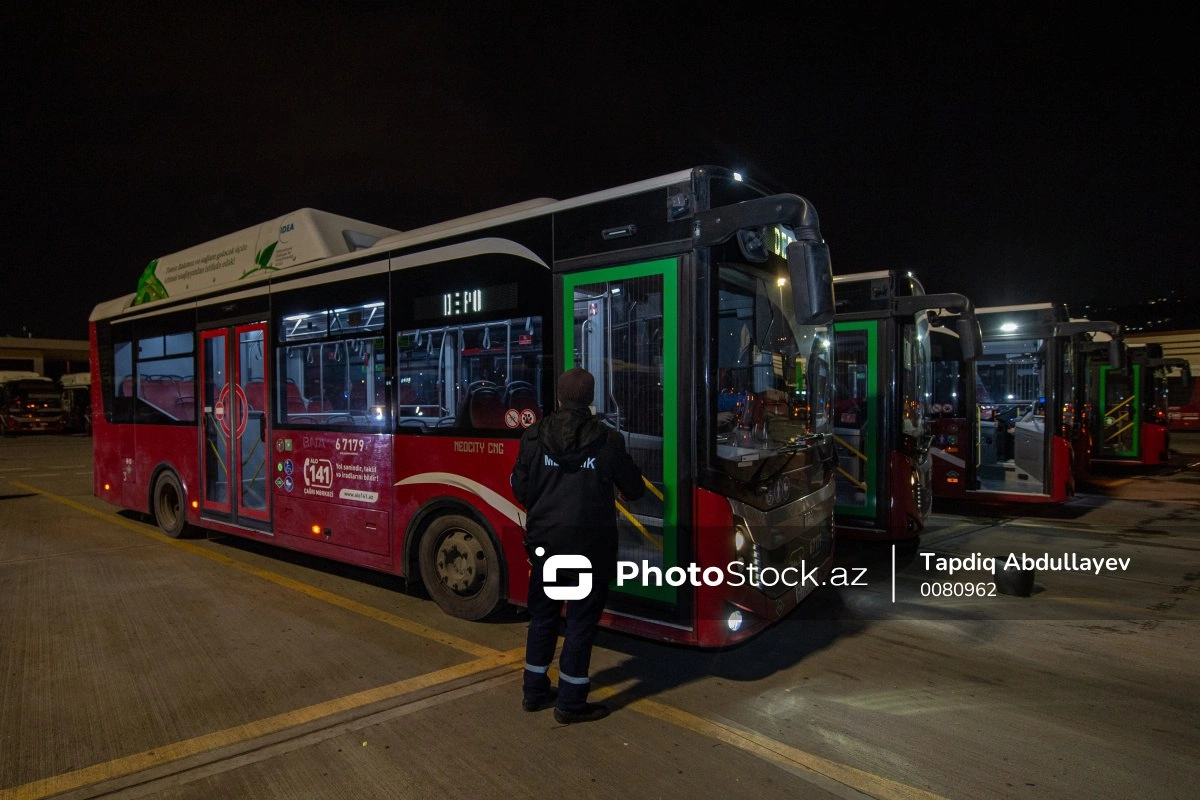 Bu tarixdən avtobuslar gecə 00:00-a qədər işləyəcək Bu tarixdən avtobuslar gecə 00:00-a qədər işləyəcək