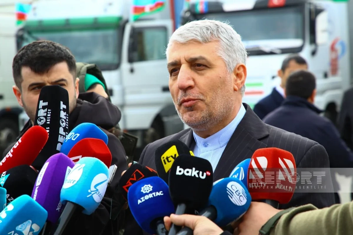İranın səfiri: Yardım karvanı Azərbaycan hökumətinin və xalqının həmrəyliyini göstərir