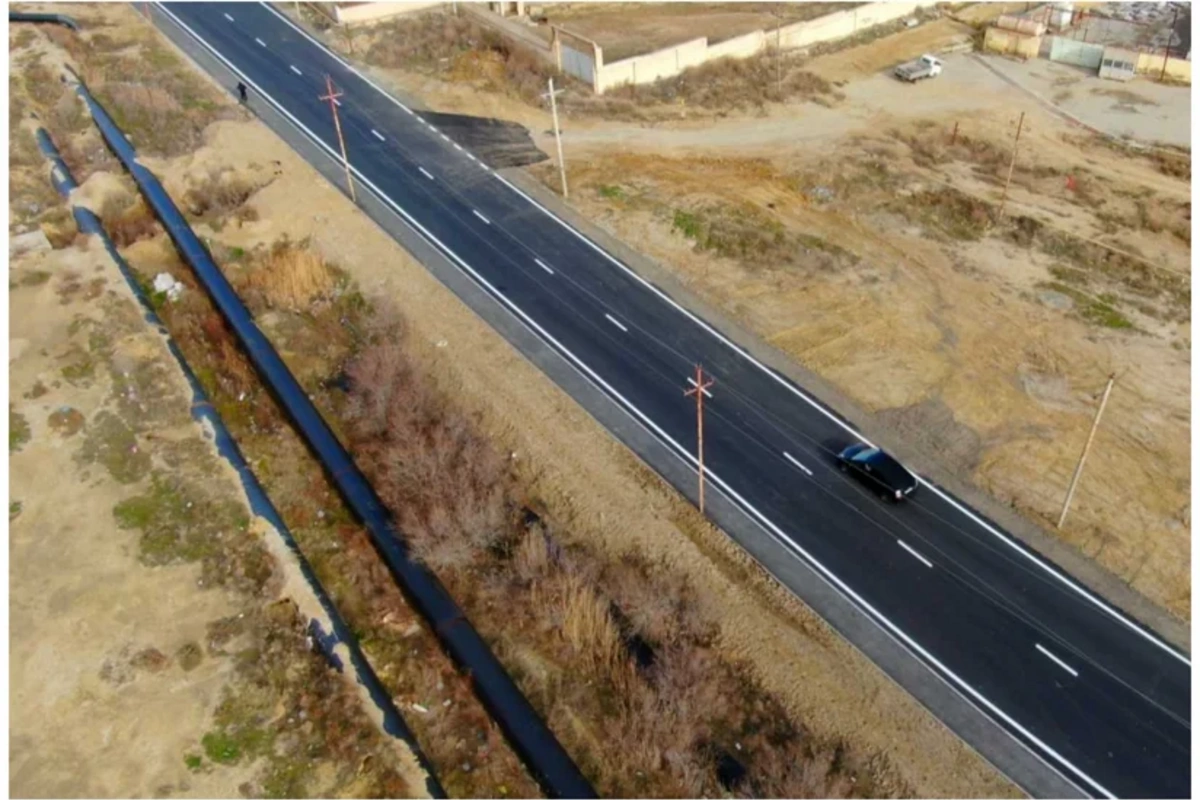 Masazırda 2 km-lik yolun əsaslı təmiri yekunlaşıb