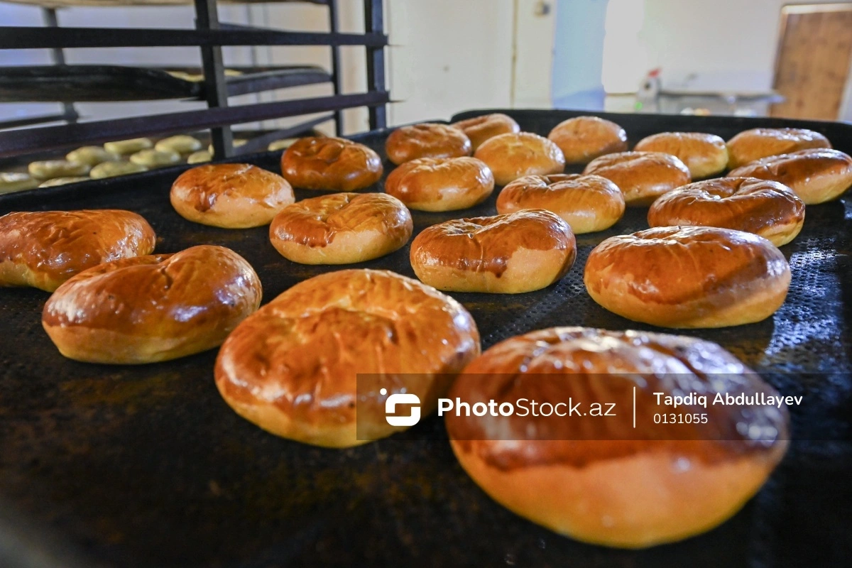 Çörək məhsullarının hazırlandığı un məmulatları sexindən FOTOREPORTAJ
