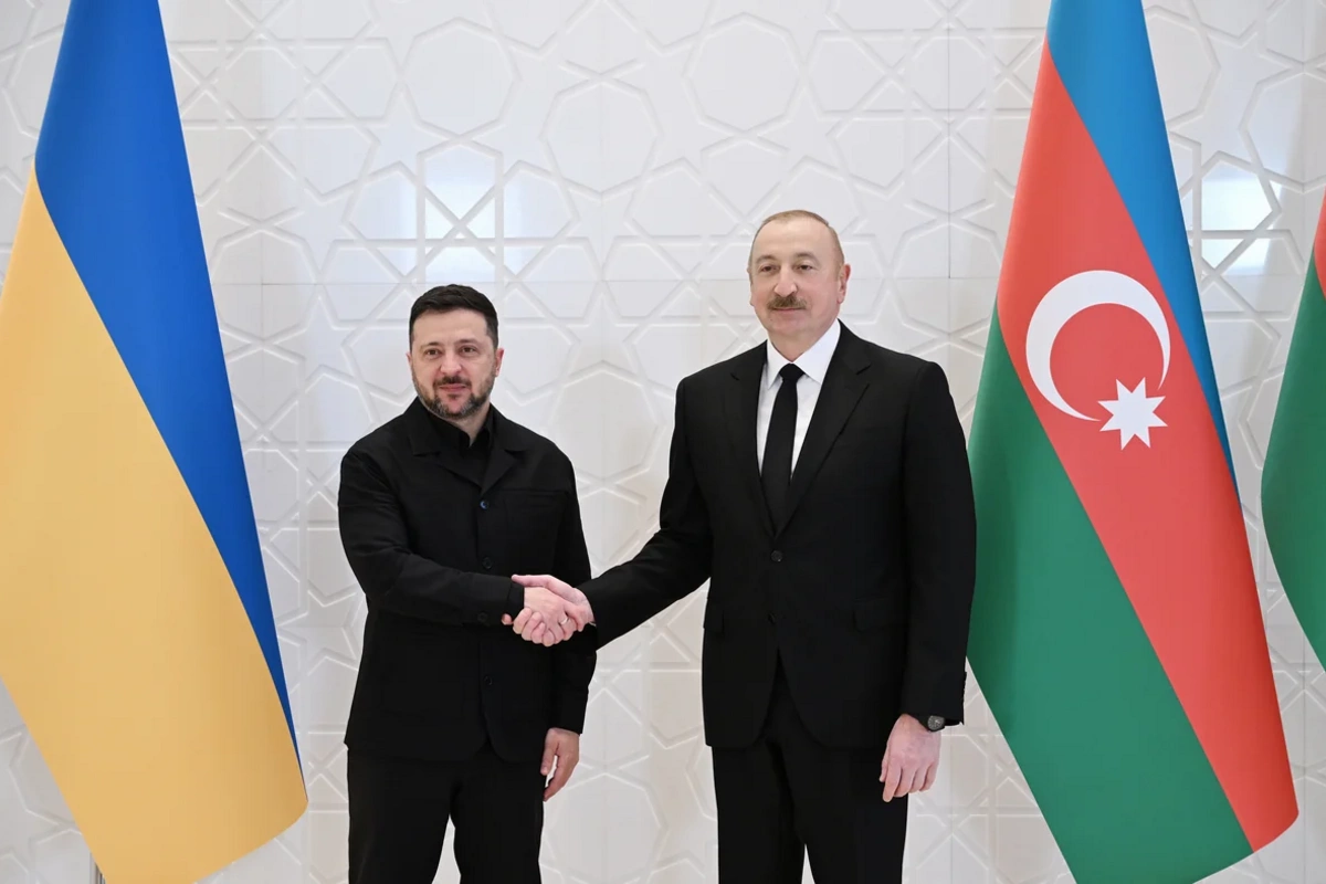 Presidents of Azerbaijan and Ukraine made statements to the press - PHOTO