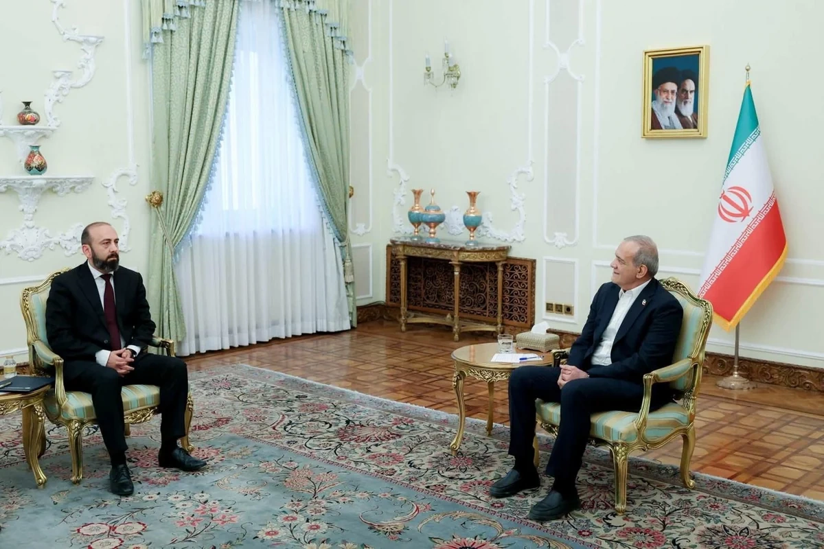 Mirzoyan and Pezeshkian discussed the progress of the TRIPP project implementation