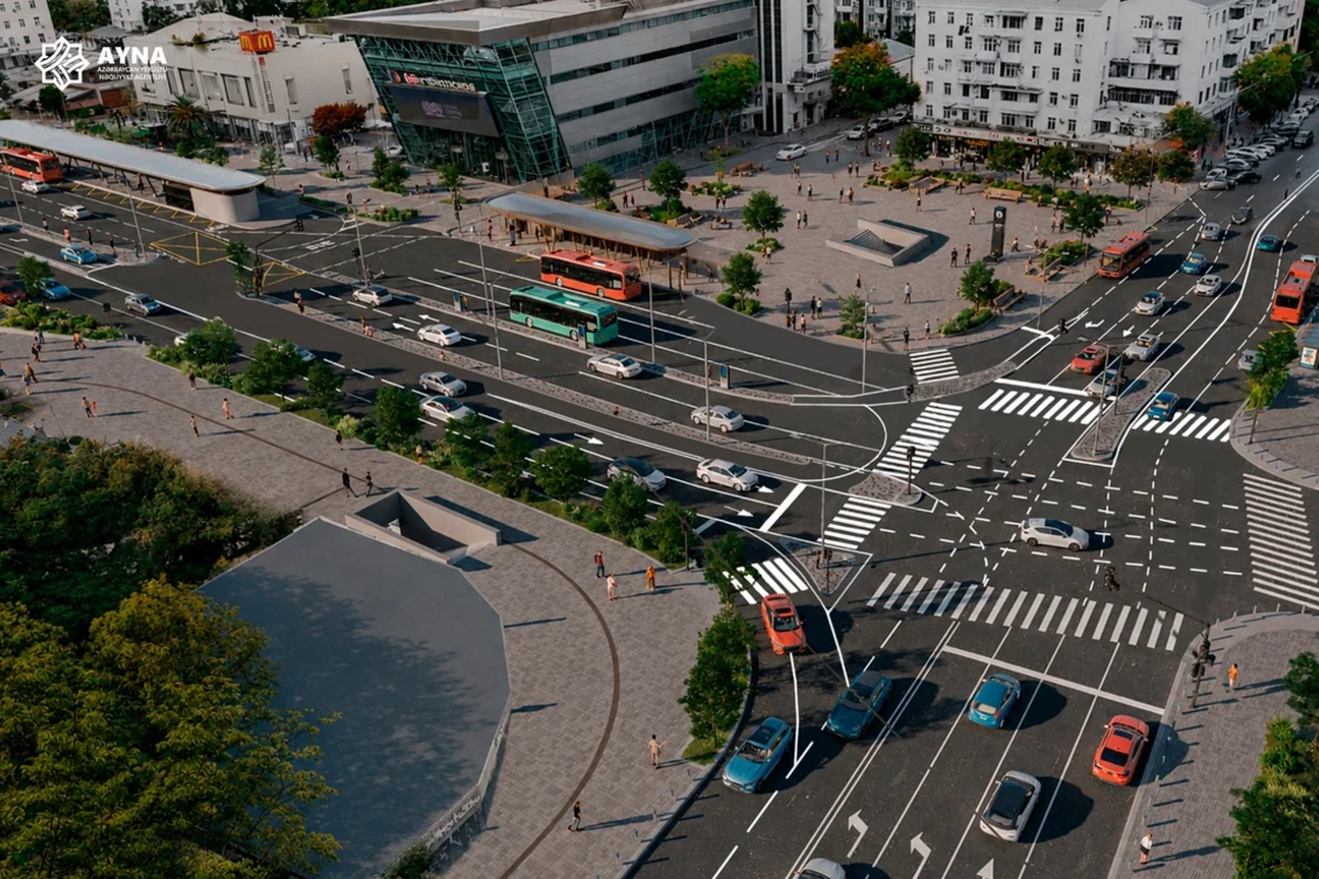 Nərimanov metrosunun ətrafı tam dəyişdirilir