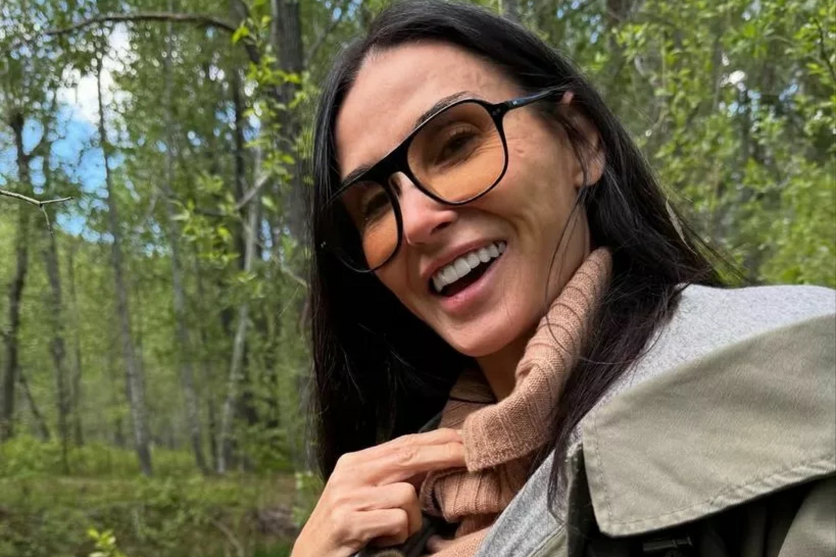 Demi Moore rescued orphaned ducklings from a lake Demi Moore rescued orphaned ducklings from a lake