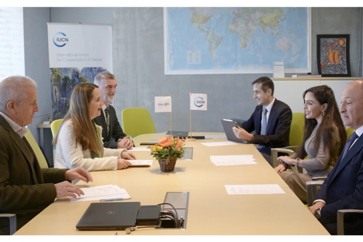 Leyla Əliyeva və Qretel Agilar İsveçrədə əməkdaşlıq imkanlarını müzakirə ediblər