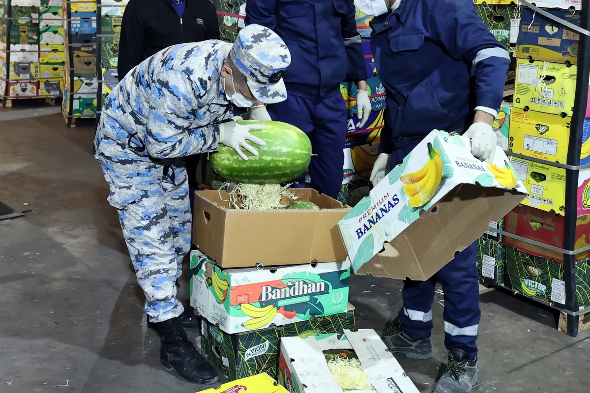 Qarpız yükü altında 31 kiloqramdan çox həşiş aşkarlanıb