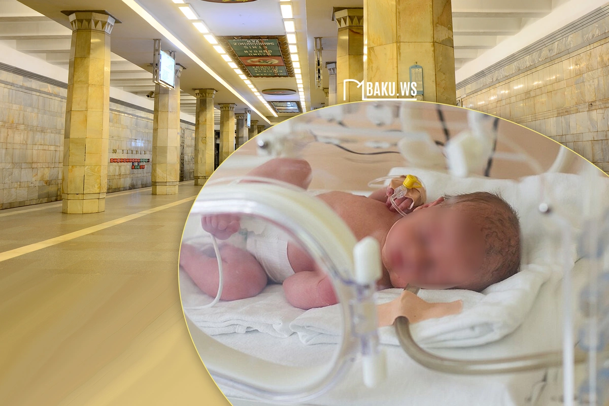 Bakı Metropolitenindən 20 Yanvar stansiyasında doğulan körpəyə BÖYÜK JEST