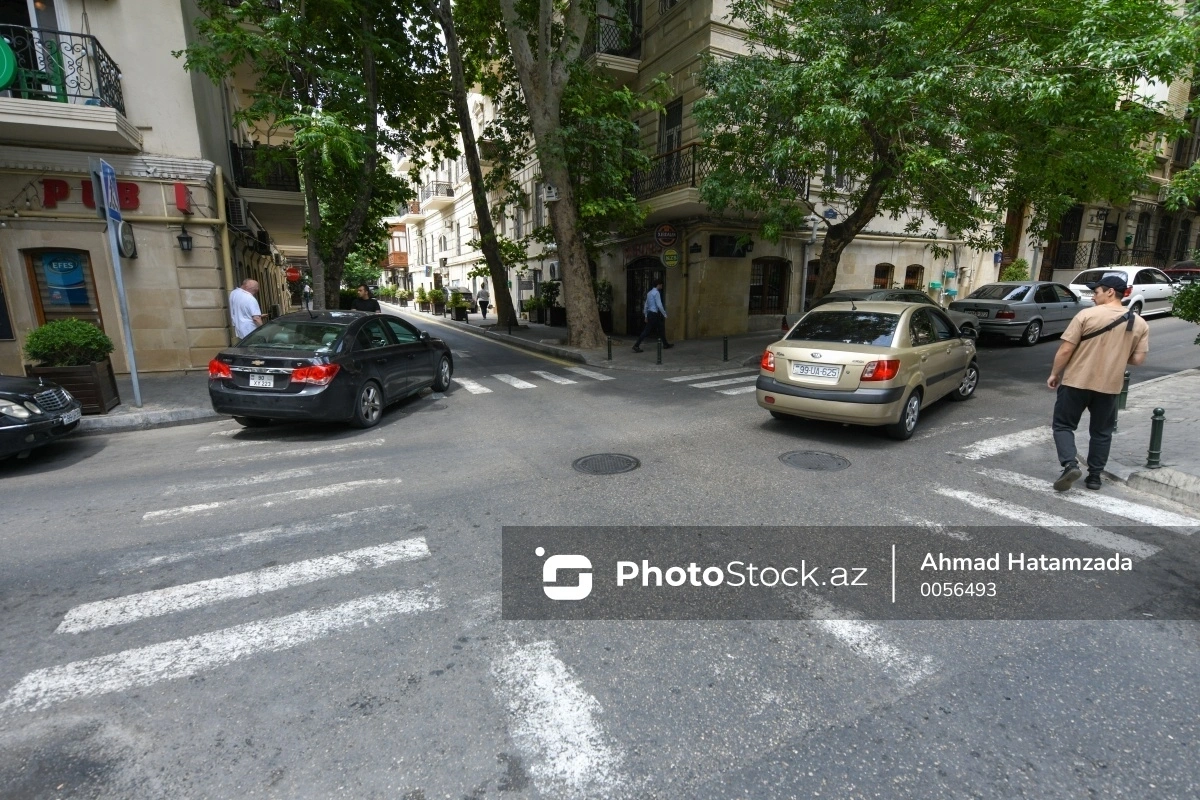 In Baku, drivers receive 3 penalty points and 100 manats due to worn-out road markings