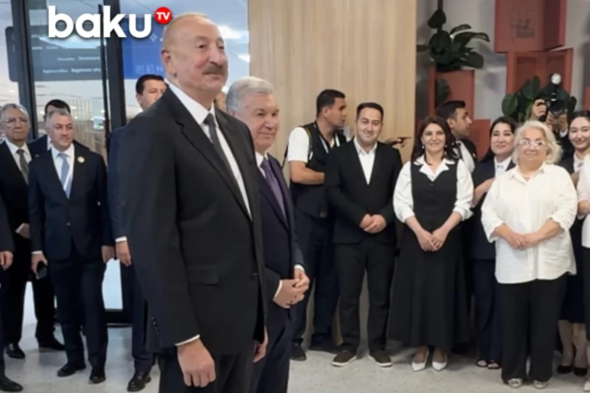 Daşkənddə maraqlı anlar: Tələbə İlham Əliyevi Azərbaycan dilində salamladı