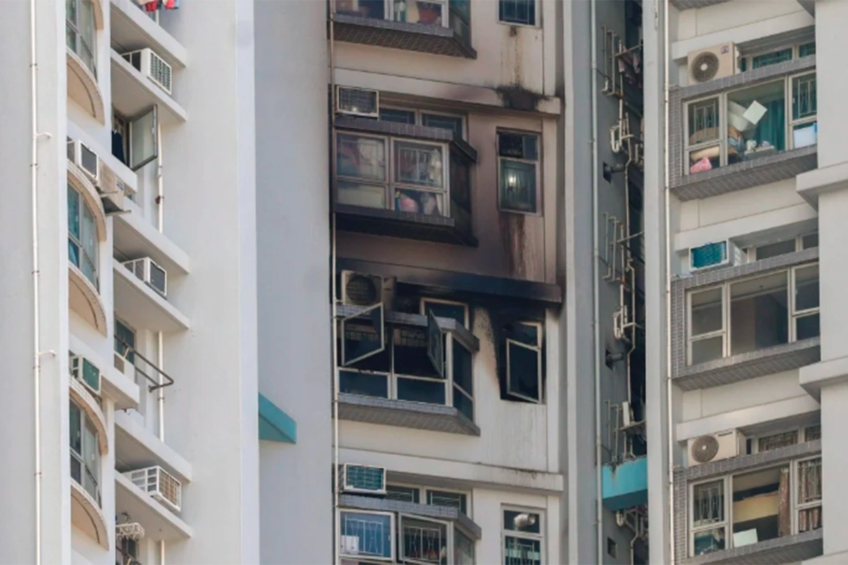 Honq-Konqda yaşayış kompleksində yanğın: bir ölü, səkkiz yaralı