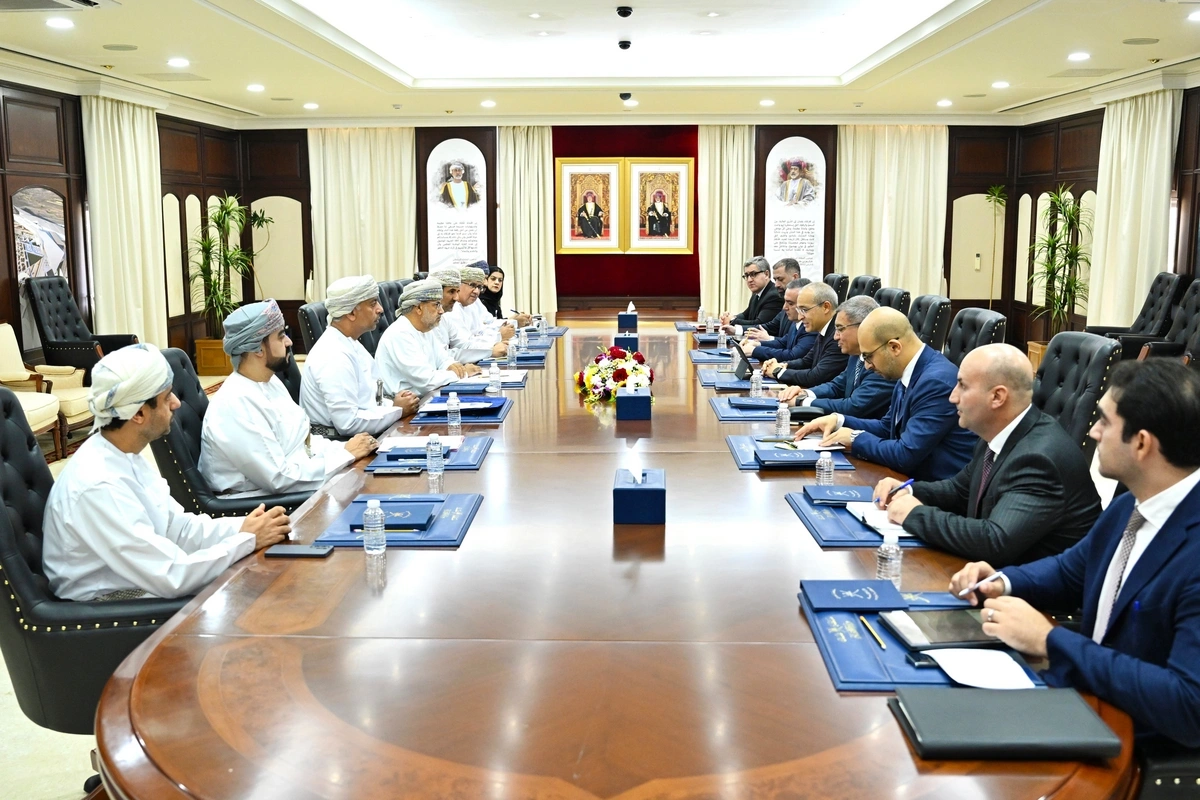 Mikail Jabbarov met with the Minister of Economy of the Sultanate of Oman