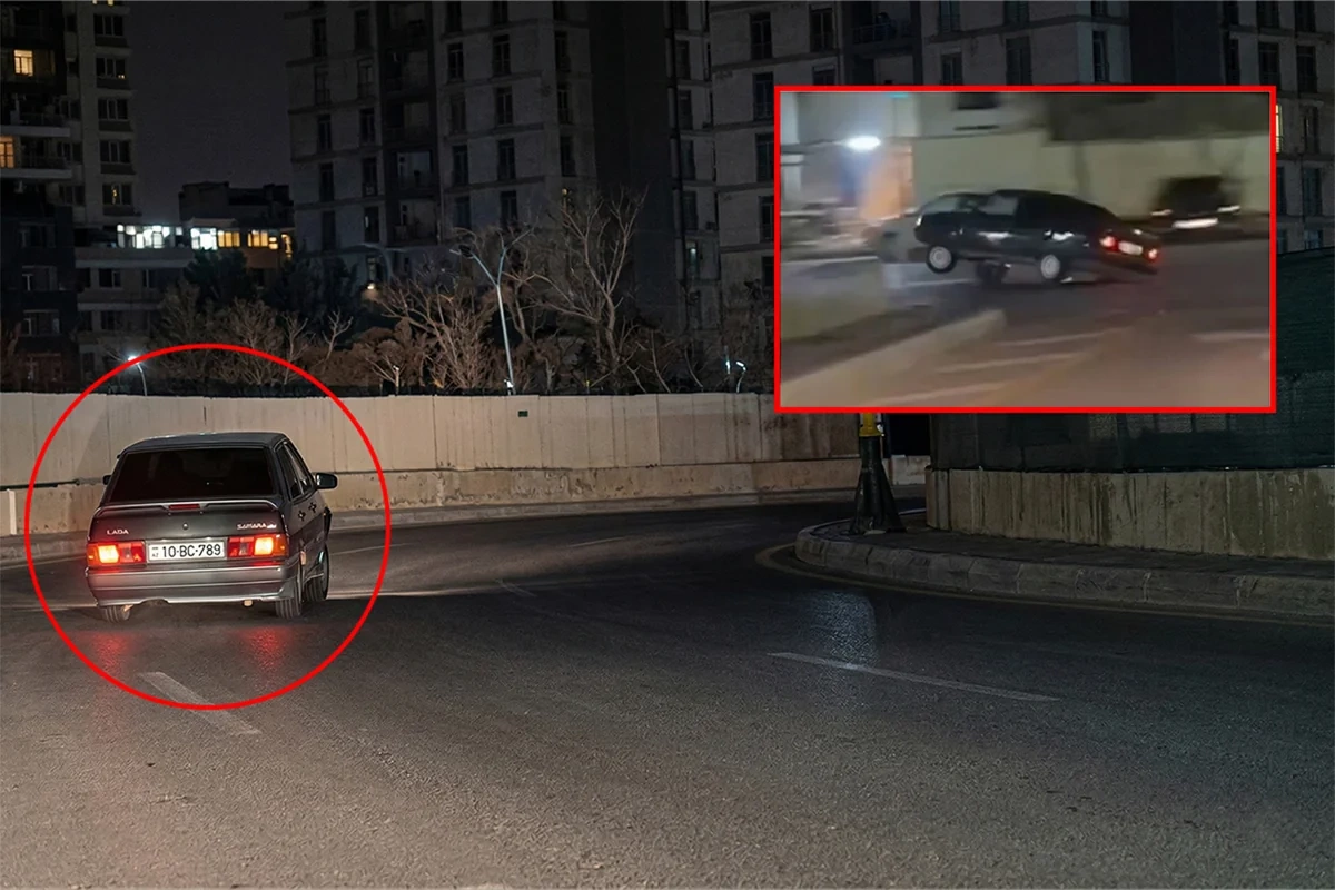 Avtoxuliqanlıq videosunu sosial şəbəkədə paylaşan sürücü həbs edilib