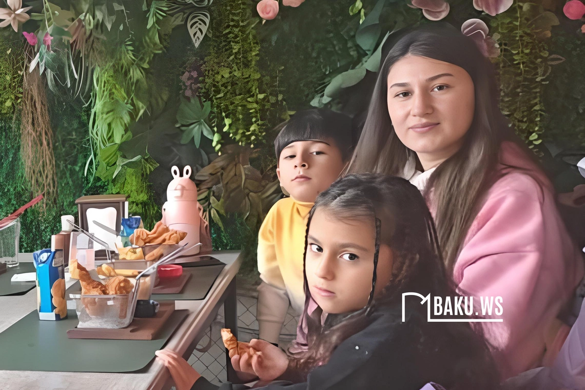 Gecə baş verən yanğında vəfat edən ana və azyaşlı övladlarının FOTOLARI