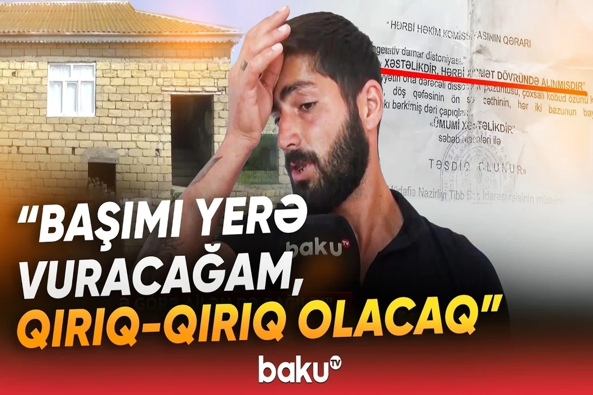 Hərbi xidmətdə xəsarət alan iki uşaq atası: Valideynləri həyat yoldaşımı apardılar