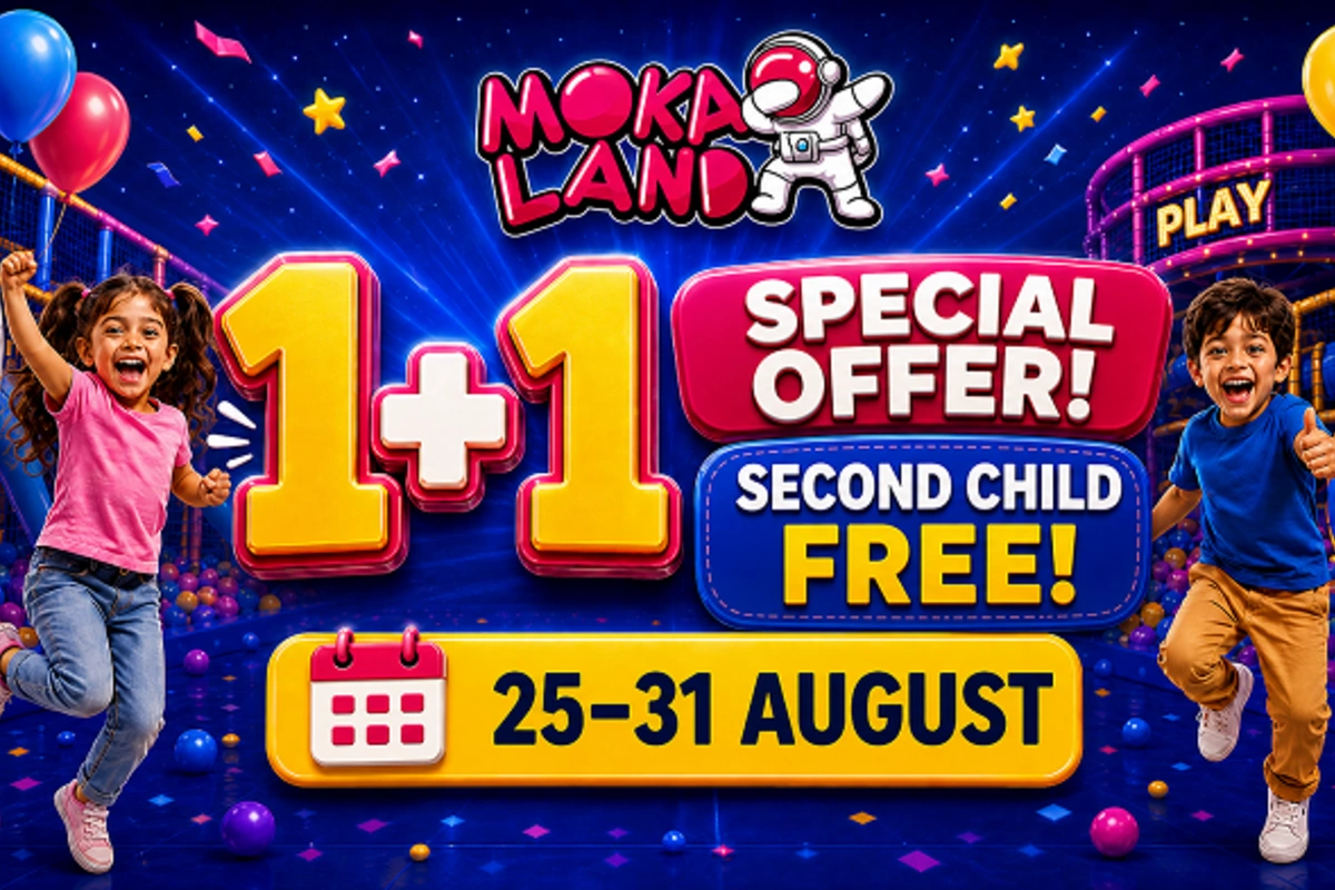 1+1 Offer at Moka Land Childrens Entertainment Centre in Baku – Second Child Enters Free