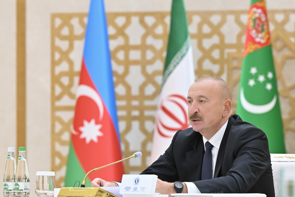 Prezident İlham Əliyev: Xəzər dənizini sülh, sabitlik və konstruktiv tərəfdaşlıq məkanı kimi qorumaq vacibdir