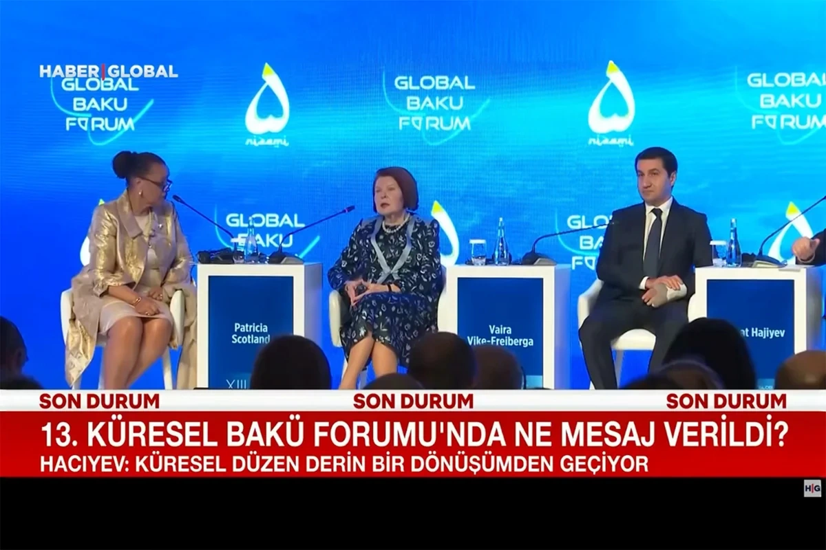 Выступление Хикмета Гаджиева на Глобальном бакинском форуме в центре внимания Haber Global