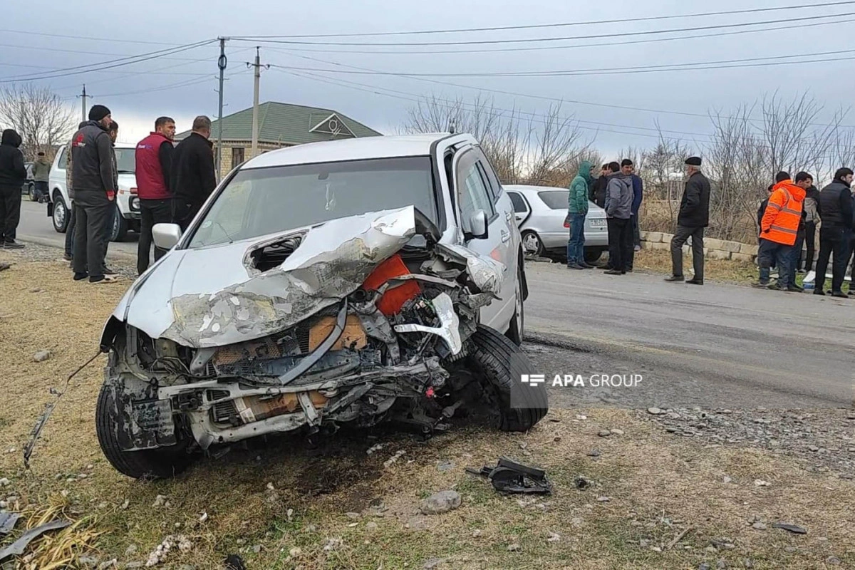 Tərtərdə yol qəzası olub, yaralılar var