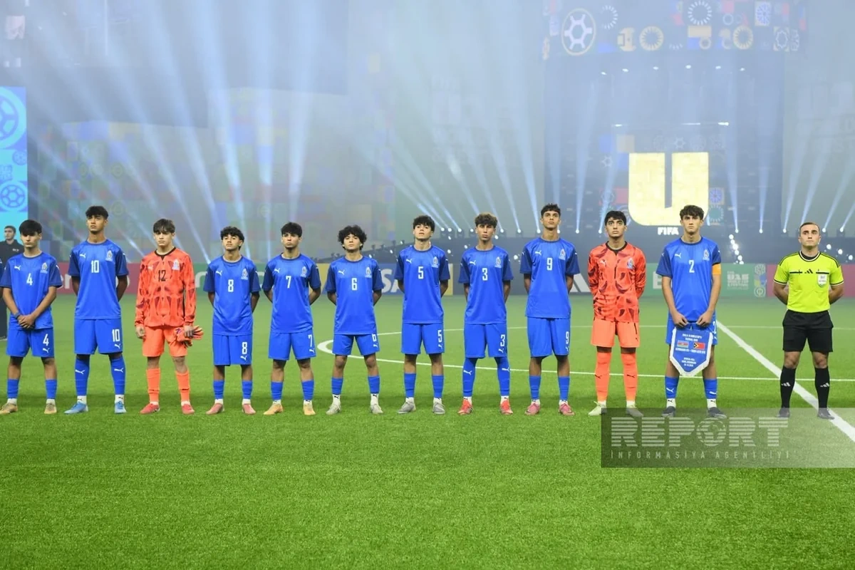 Azərbaycan komandası FIFA U-15 dünya çempionatına böyükhesablı qələbə ilə başlayıb
