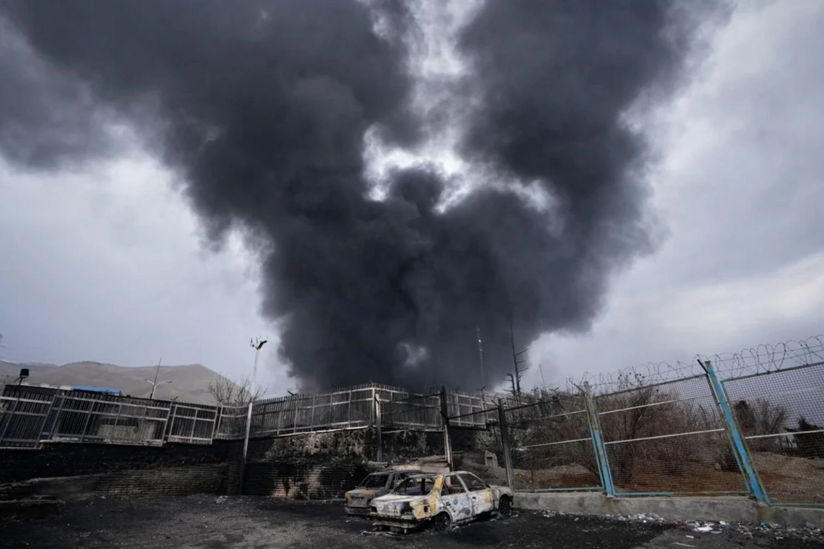 İranın müxtəlif bölgələrində hava hücumları qeydə alınıb