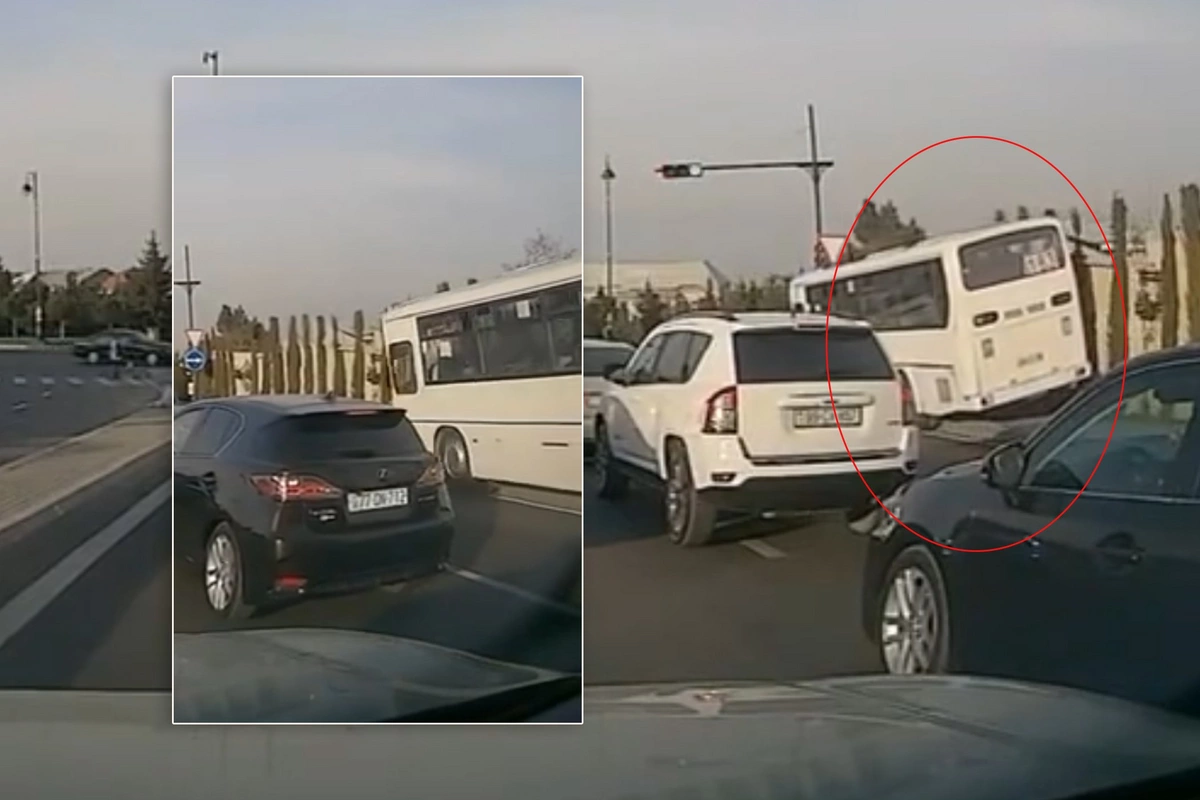 Bakıda əyləc sistemi işləməyən avtobus xəttə buraxılıb? - ANBAAN KADRLAR