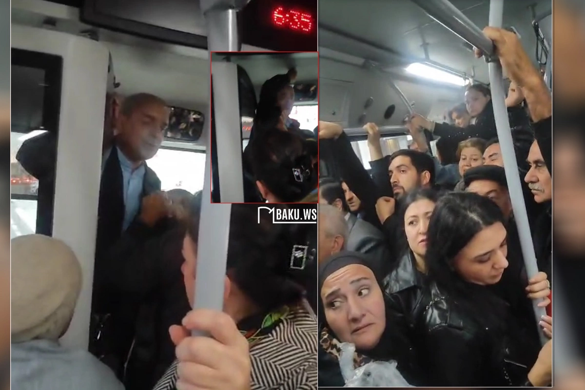 Bakıda avtobusda BİABIRÇILIQ - Sürücü ilə sərnişinlər arasında mübahisə düşdü Bakıda avtobusda BİABIRÇILIQ - Sürücü ilə sərnişinlər arasında mübahisə düşdü