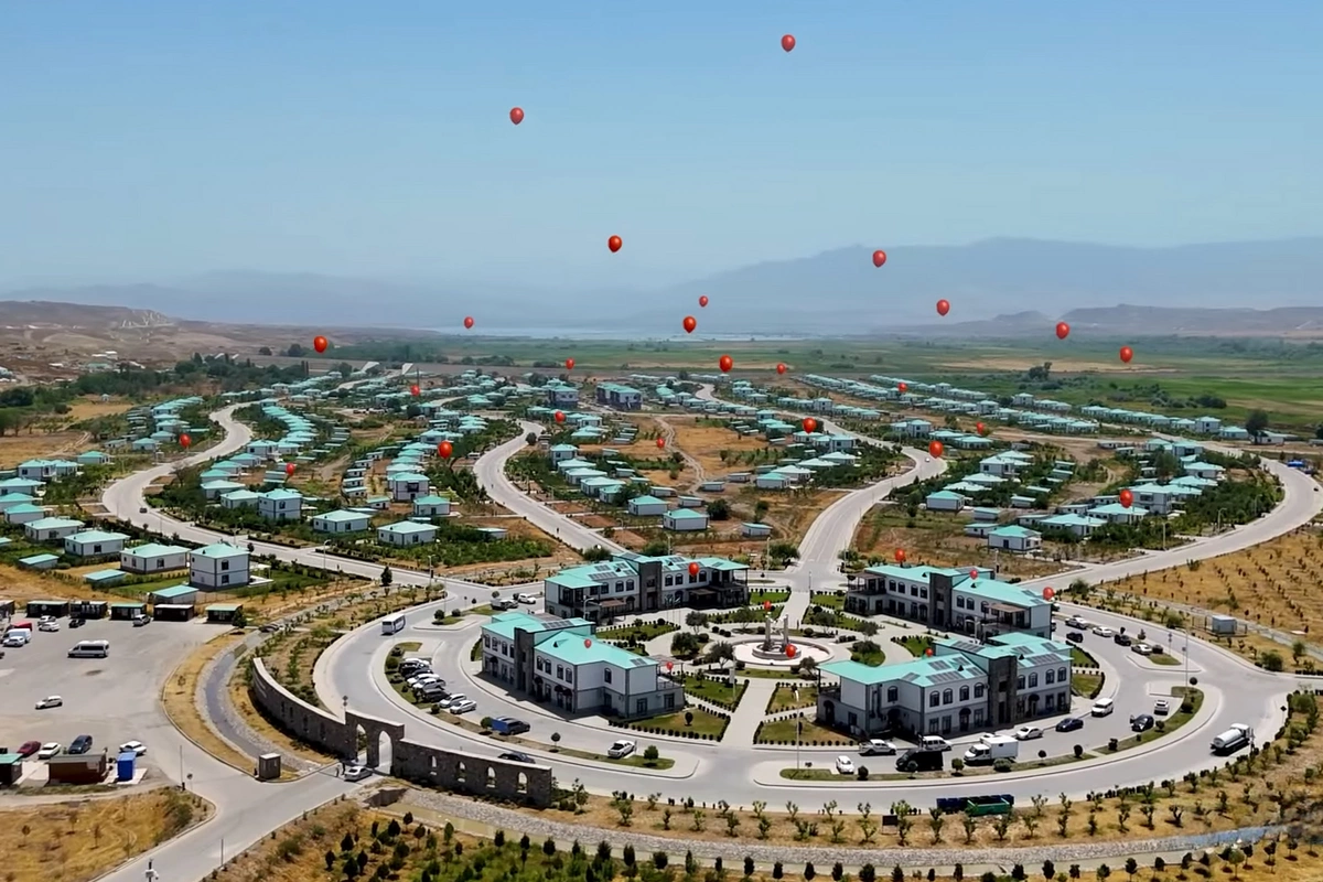 На освобожденных территориях Азербайджана организован флешмоб