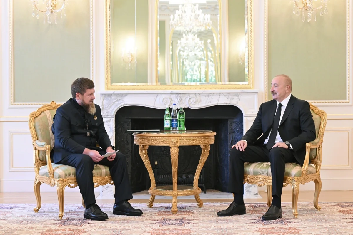 İlham Əliyev Ramzan Kadırovu qəbul edib