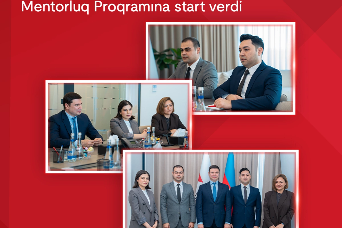 Kapital Bank-ın İdarə Heyətinin sədri  5-ci Yüksəliş müsabiqəsinin iki qalibi ilə Mentorluq Proqramına start verdi