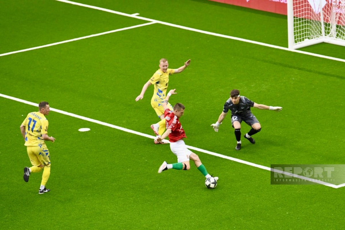 The Hungarian national team defeated Ukraine at the mini-football world championship in Baku