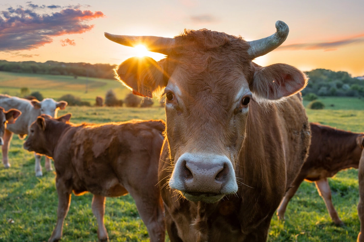 Scientists were amazed by a cow's use of tools