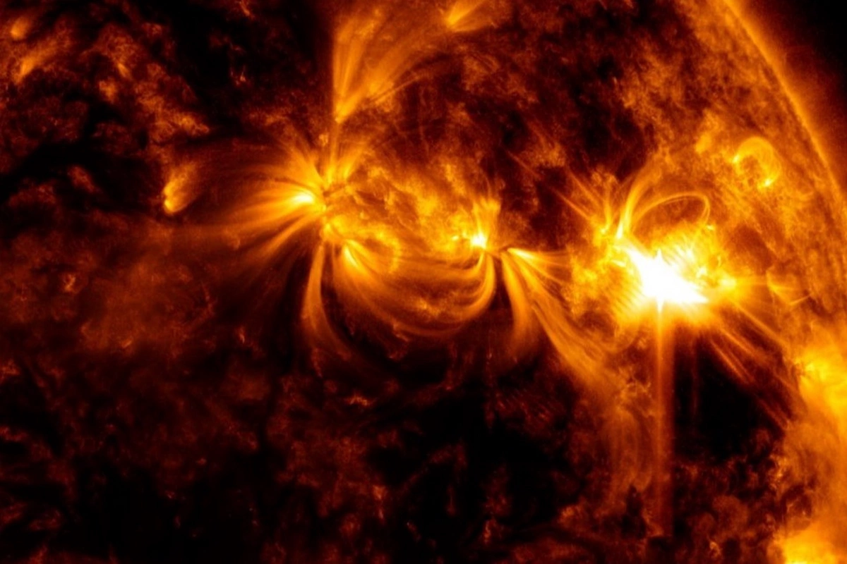 На Солнце впервые за восемь дней произошла сильная вспышка