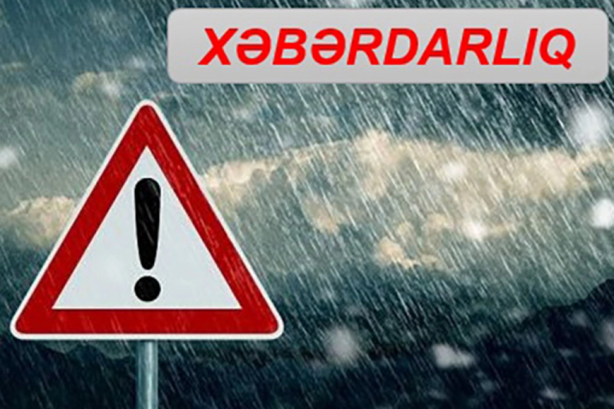 Sabah Bakıda və Abşeron yarımadasında yağış yağacaq, bəzi yerlərdə intensivləşəcək