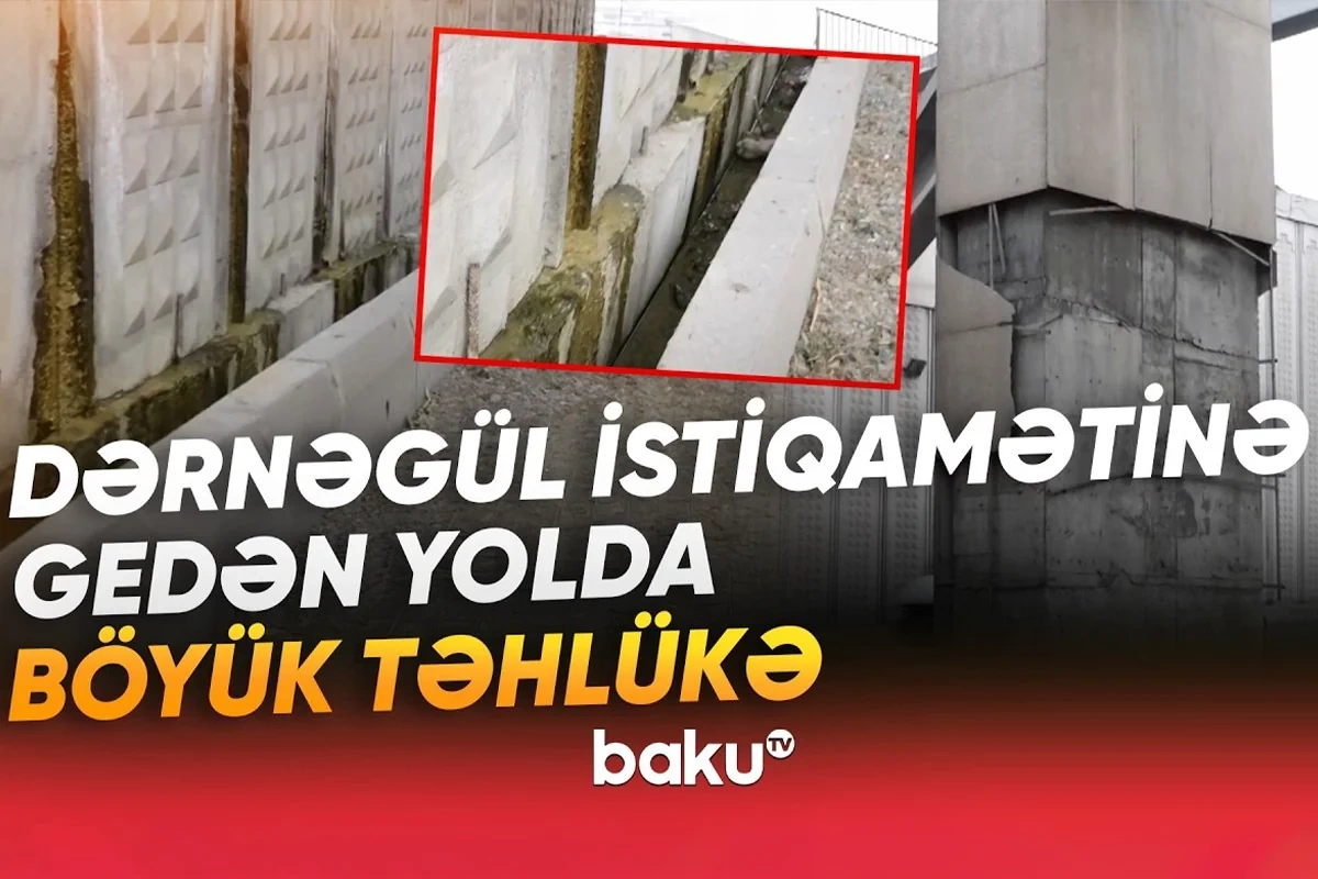 Dərnəgül istiqamətində gedənlərin DİQQƏTİNƏ: Təhlükə var