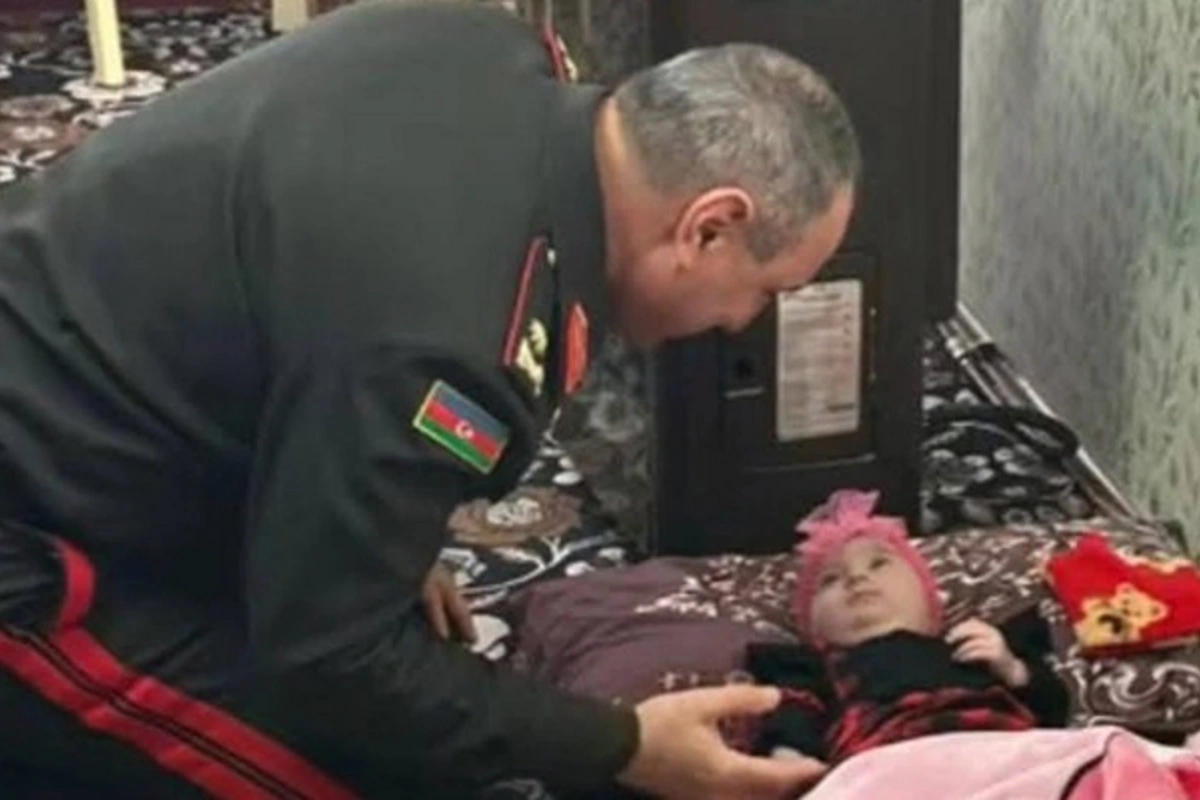 General Kənan Seyidov şəhidin evində General Kənan Seyidov şəhidin evində